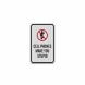 Cell Phones Make You Stupid Aluminum Sign (EGR Reflective)