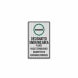 Place Extinguished Cigarettes Aluminum Sign (EGR Reflective)