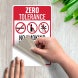 No Smoking No Alcohol No Drugs Decal (Non Reflective)