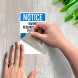 Bilingual OSHA Hairnet Required Decal (Non Reflective)