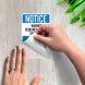 Bilingual OSHA Hairnet Required Decal (EGR Reflective)