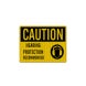 OSHA Caution Hearing Protection Decal (EGR Reflective)