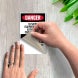 Bilingual OSHA Elevator Equipment Room Decal (Non Reflective)