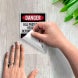 Bilingual OSHA Fall Protection Decal (EGR Reflective)