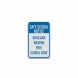 Drug & Weapon Free School Zone Aluminum Sign (Diamond Reflective)