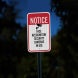 Face Recognition Security Cameras In Use Aluminum Sign (HIP Reflective)