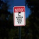 Face Recognition Security Cameras In Use Aluminum Sign (Diamond Reflective)