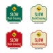 Slow Duck Crossing Aluminum Sign (HIP Reflective)