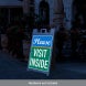 Please Visit Inside Corflute Sign (Reflective)