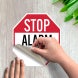 Security Stop Alarm Will Sound Decal (Non Reflective)