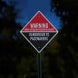Radiation Hazard Dangerous To Pacemakers Aluminum Sign (HIP Reflective)