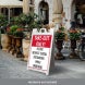 Please Respect Social Distancing Corflute Sign (Non Reflective)