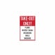 Please Respect Social Distancing Decal (Non Reflective)