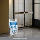 Before Entering Please Follow Guidelines Corflute Sign (Non Reflective)