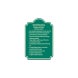 Social Distancing Playground Rules Aluminum Sign (Non Reflective)