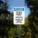 No Cash Payments At This Time Aluminum Sign (Non Reflective)