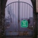 Cemetery Hours From Dawn Until Dusk Aluminum Sign (Non Reflective)