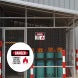 OSHA Keep Open Flame Away Aluminum Sign (Non Reflective)
