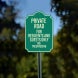 Private Road For Residents & Guests Only Aluminum Sign (Non Reflective)