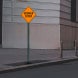Sidewalk Closed Aluminum Sign (Non Reflective)