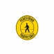 Pedestrian Traffic Only Aluminum Sign (Non Reflective)
