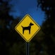 Golden Retriever Guard Dog Symbol Aluminum Sign (HIP Reflective)