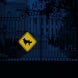 Border Collie Guard Dog Symbol Aluminum Sign (HIP Reflective)