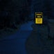 Private Road Dead End No Turn Around Decal (EGR Reflective)