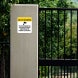 Spanish Monitored By Surveillance Cameras Aluminum Sign (Non Reflective)