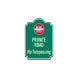 No Trespassing With Do Not Enter Symbol Aluminum Sign (Non Reflective)
