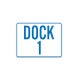 Shipping Receiving Or Loading Dock Aluminum Sign (Non Reflective)