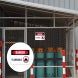 OSHA Flammable Aluminum Sign (Non Reflective)