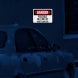 Falling Ice, Park At Own Risk Aluminum Sign (EGR Reflective)