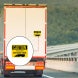 OSHA This Vehicle Makes Wide Right Turns Aluminum Sign (Non Reflective)