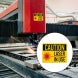 OSHA Laser In Use Aluminum Sign (Non Reflective)