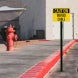 OSHA Buried Cable Aluminum Sign (Non Reflective)