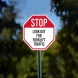 Look Out For Forklift Traffic Aluminum Sign (Non Reflective)
