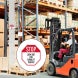 Look Out For Forklift Traffic Aluminum Sign (Non Reflective)