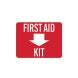 First Aid Kit Aluminum Sign (Non Reflective)