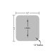 Overhead Power Line Watch Clearance Aluminum Sign (Non Reflective)