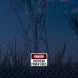 Overhead Power Lines Aluminum Sign (EGR Reflective)
