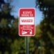 Reserved Parking For Manager Aluminum Sign (Non Reflective)
