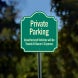 Private Parking Aluminum Sign (Non Reflective)