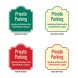 Private Parking Aluminum Sign (Non Reflective)