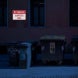 No Parking Dumpster Area Aluminum Sign (EGR Reflective)
