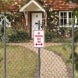 No Parking Any Time Aluminum Sign (Non Reflective)