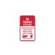 No Parking In Driveway Unauthorized Vehicles Towed Aluminum Sign (Non Reflective)