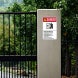 ANSI Moving Gate Will Cause Serious Injury Aluminum Sign (Non Reflective)