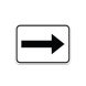 One Direction Arrow Aluminum Sign (Non Reflective)