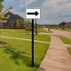 One Direction Arrow Aluminum Sign (Non Reflective)